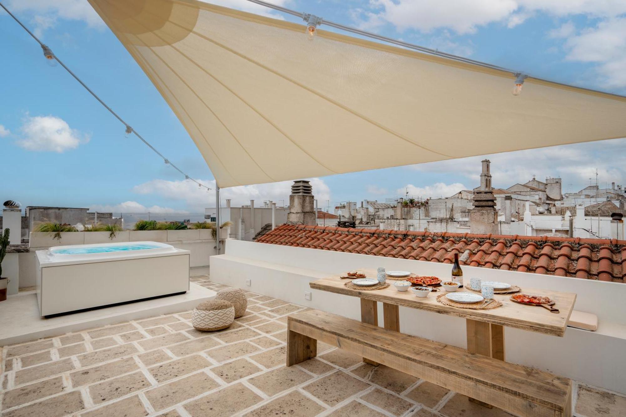 Casa U Burie, Casa Design Con Terrazza Panoramica E Jacuzzi Apartment Cisternino Ngoại thất bức ảnh